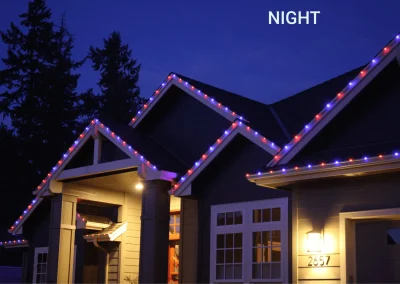 everlights, permaneant xmas lights, home holiday lights, contractor
